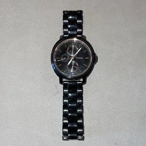 Fossil watch black